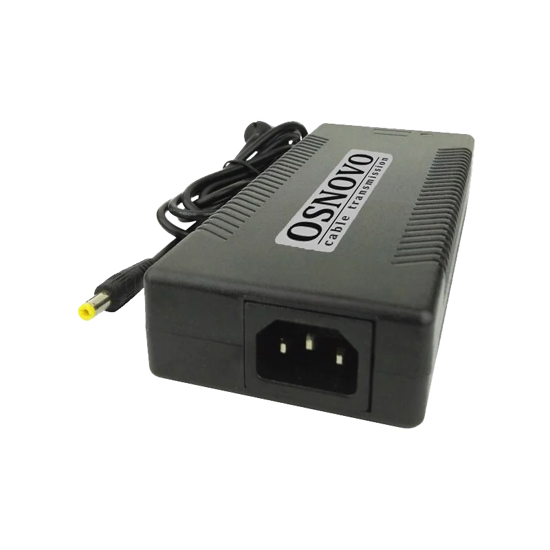 Блок питания (сетевой адаптер) OSNOVO PS-48096 Блок питания (Сетевой адаптер) DC48V, 2A (96Вт макс.) для коммутаторов SW-20500, SW-20900, SW-20820. Диапазон входных напряжений: AC100-240V. Штекер 2.1x5.5мм. Размеры (ШхВхГ): 130x34x