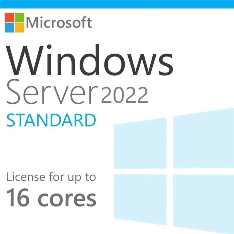 Microsoft Windows Server 2022 Standard 16 CoreLic x32 / x64 OnlyDwnLd C2R NR