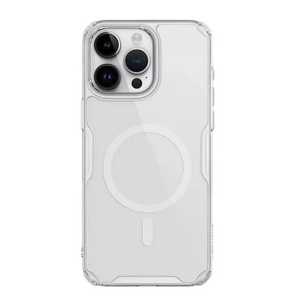 Чехол Nature TPU Pro Magnetic Case, White, (iPhone15 Pro Max)