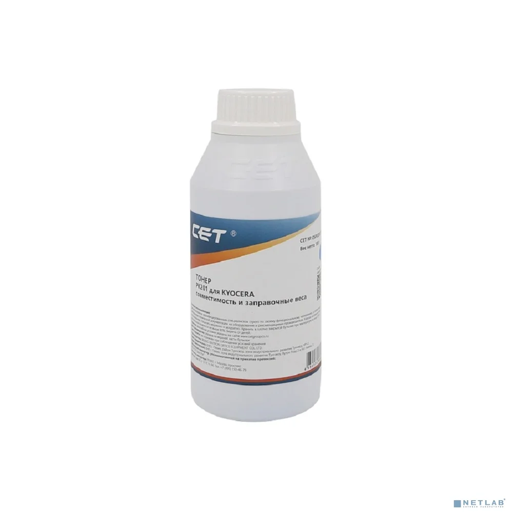 Тонеры и девелоперы Тонер PK201 для KYOCERA ECOSYS P6030cdn/M6026cdn (CET) Cyan, 100г/бут, OSP0201C-100