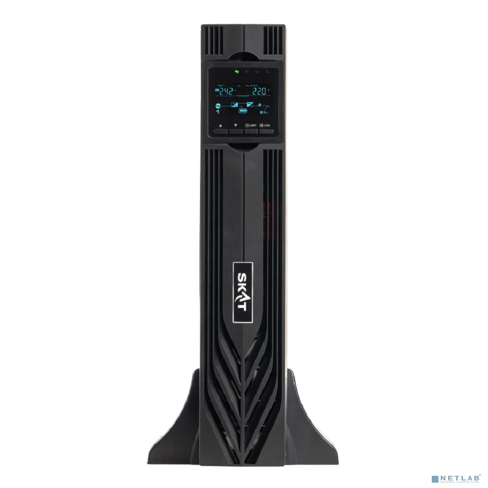 ИБП Бастион SKAT-UPS 3000-RACK-ON-6X9-E P3 {Online, 3000ВА/3000 Вт, 1хС19+8хС13, АКБ 6х9Ач, SNMP/USB/RS-232/EPO, доп блок до 4 шт SKAT BC 72/18S3, МПТ} (8773)
